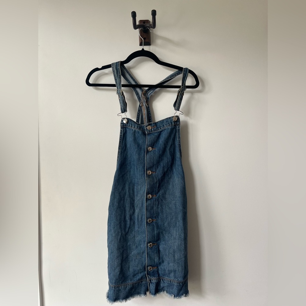 American Eagle Denim Overall Dress